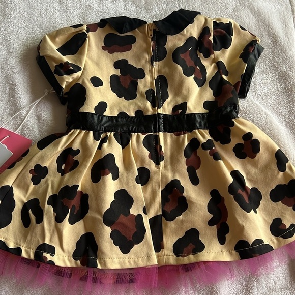 Harajuku Mini Leopard Print Baby Dress NWT Size 9M - Picture 9 of 9